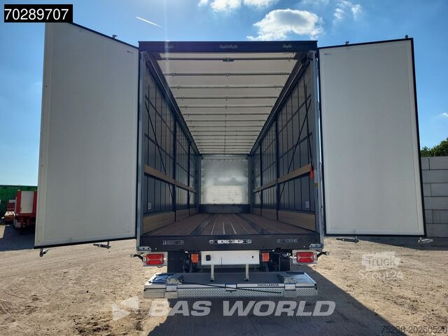 Prelate glisante System Trailers NEW Tailgate Lenkachse Hartholz-Bodenn