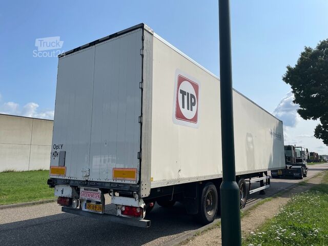 Caisse fermée Groenewegen DRO-14-27 3-Axle Closed Box / Koffer / BPW Axle...