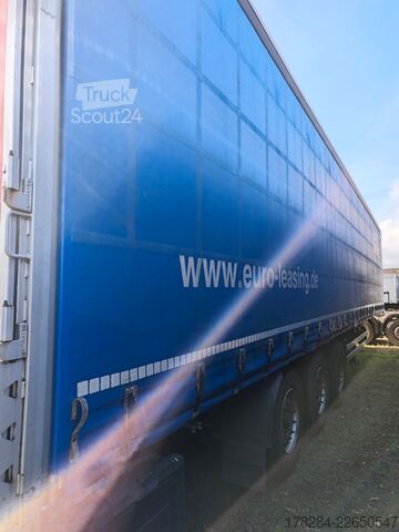 Atvērta puspiekabe ar tentu KÖGEL S24-1  BPW ECO-Achsen Liftachse Vario Fix