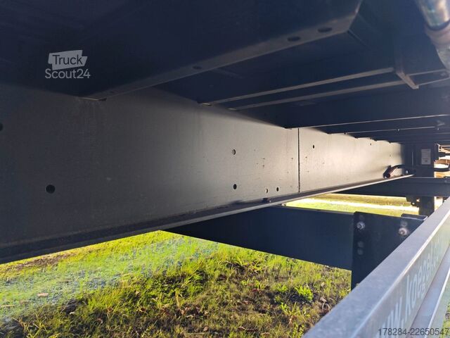 Atvērta puspiekabe ar tentu KÖGEL S24-1  BPW ECO-Achsen Liftachse Vario Fix