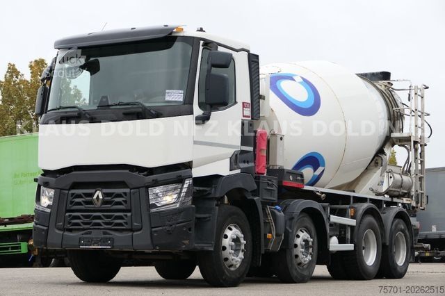 Concrete mixer truck RENAULT C 430 8x4 Betonmischer 9m³ Liebherr Euro 6