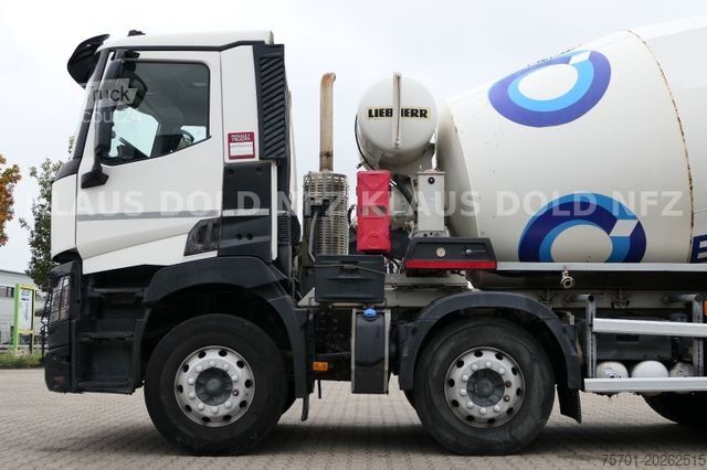 Concrete mixer truck RENAULT C 430 8x4 Betonmischer 9m³ Liebherr Euro 6