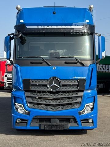 Camion plateau avec bâche MERCEDES-BENZ ACTROS 2548 / GIGSPACE /  STAPLERHALTERUNG
