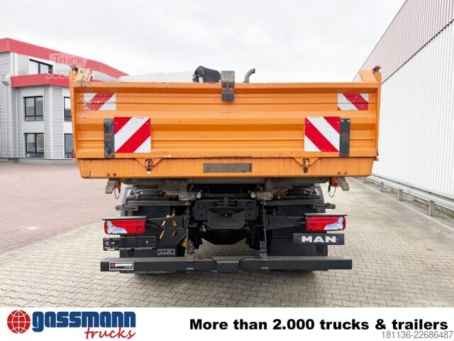 Самосвален камион MAN TGS 18.320 4x4 BL, Kran, Winterdienstausttattung,