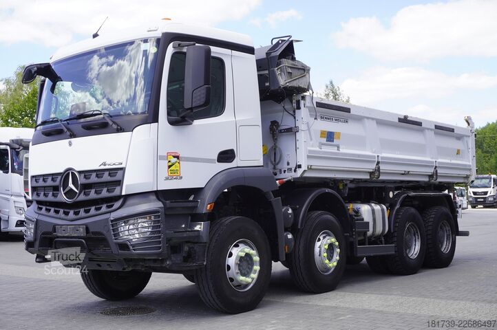 Самоскид Mercedes-Benz Arocs 3243 8x4 / 130 tho. km! / Meiller