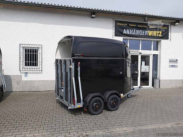 Paardenaanhanger Böckmann Comfort Esprit black Aluboden Sattelkammer 100kmH
