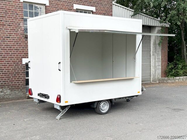  Andere VK 15302023 | WEISS | GASTÜR 300x200x230CM 1500KG VERKAUFSANHÄNGER