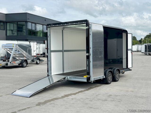  Brian James Trailers BOX VAN - 600-4018-35-2-12-B 419X178X201CM 3500KG KOFFERANHÄNGER | SCHWARZ