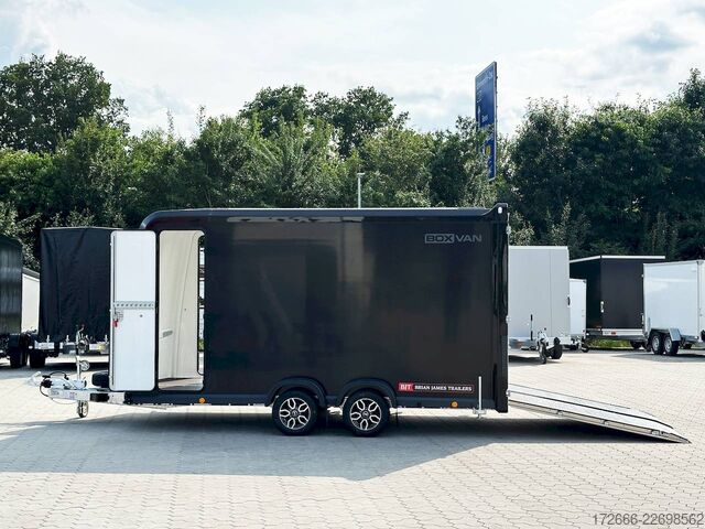  Brian James Trailers BOX VAN - 600-4018-35-2-12-B 419X178X201CM 3500KG KOFFERANHÄNGER | SCHWARZ