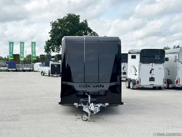  Brian James Trailers BOX VAN - 600-4018-35-2-12-B 419X178X201CM 3500KG KOFFERANHÄNGER | SCHWARZ