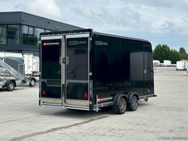  Brian James Trailers BOX VAN - 600-4018-35-2-12-B 419X178X201CM 3500KG KOFFERANHÄNGER | SCHWARZ