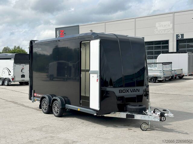  Brian James Trailers BOX VAN - 600-4018-35-2-12-B 419X178X201CM 3500KG KOFFERANHÄNGER | SCHWARZ