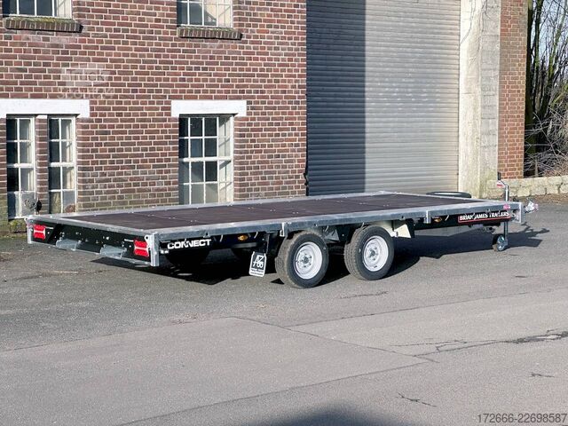  Brian James Trailers CONNECT 476-5021-35-2-12 500X215CM 3500KG HOCHLADER | SCHWARZ