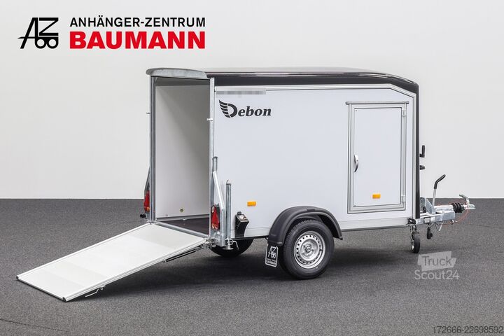 Kofferanhänger Debon CHEVAL LIBERTE DEBON C255 V2 WABENKERN 1300 KG | SCHWARZ / GRAU + SEITENTÜR