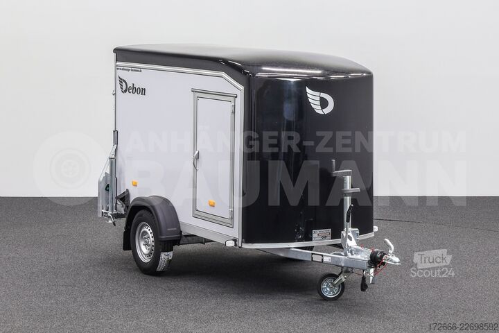 Kofferanhänger Debon CHEVAL LIBERTE DEBON C255 V2 WABENKERN 1300 KG | SCHWARZ / GRAU + SEITENTÜR