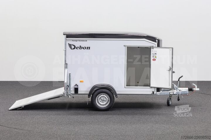 Kofferanhänger Debon CHEVAL LIBERTE DEBON C255 V2 WABENKERN 1300 KG | SCHWARZ / GRAU + SEITENTÜR