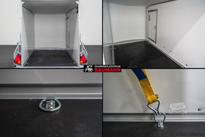 Kofferanhänger Debon CHEVAL LIBERTE DEBON C255 V2 WABENKERN 1300 KG | SCHWARZ / GRAU + SEITENTÜR