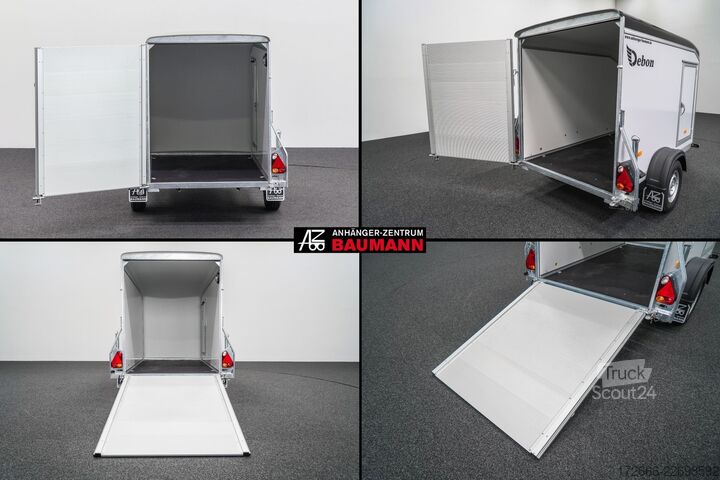 Kofferanhänger Debon CHEVAL LIBERTE DEBON C255 V2 WABENKERN 1300 KG | SCHWARZ / GRAU + SEITENTÜR