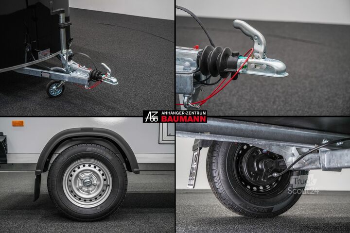 Kofferanhänger Debon CHEVAL LIBERTE DEBON C255 V2 WABENKERN 1300 KG | SCHWARZ / GRAU + SEITENTÜR