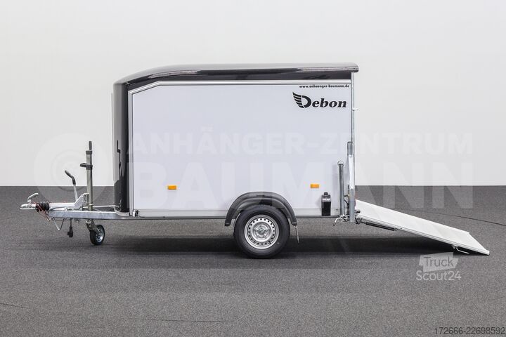 Kofferanhänger Debon CHEVAL LIBERTE DEBON C255 V2 WABENKERN 1300 KG | SCHWARZ / GRAU + SEITENTÜR