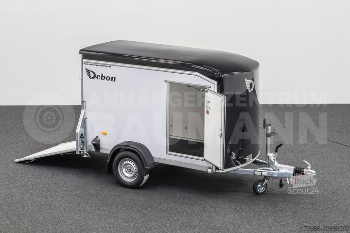 Kofferanhänger Debon CHEVAL LIBERTE DEBON C255 V2 WABENKERN 1300 KG | SCHWARZ / GRAU + SEITENTÜR