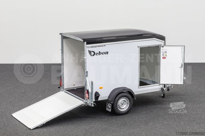 Kofferanhänger Debon CHEVAL LIBERTE DEBON C255 V2 WABENKERN 1300 KG | SCHWARZ / GRAU + SEITENTÜR