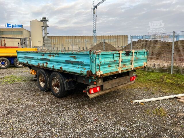 Tipphenger Obermaier 14  14 t Tandemkipper- Tieflader