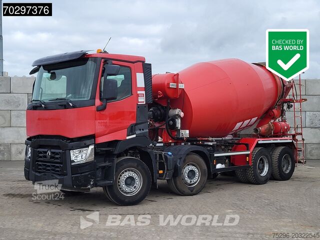 Blender Renault C 430 8X4 9m3 Liebherr Mixer Steelsuspension Bi...