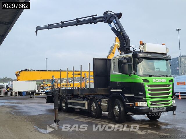 Навантажувальна платформа Scania G400 G 8X2 MKG HLK 231 HPA4 Crane Retarder Lift...