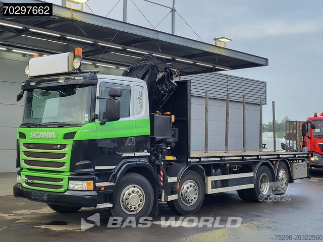 Навантажувальна платформа Scania G400 G 8X2 MKG HLK 231 HPA4 Crane Retarder Lift...