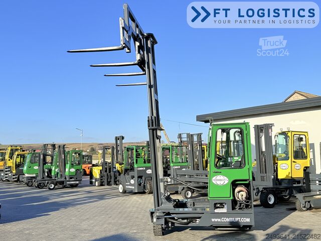 Carrello elevatore a 4 direzioni Combilift C5000L GAS DUPLEX 4100 POSITIONER CABIN