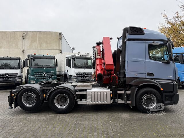 Ağır hizmet kamyonu Mercedes-Benz Actros 2548 LS 6X2 Kran HMF 3220 bis 16 Meter