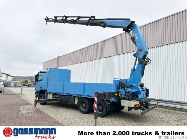 Бортовой грузовик Mercedes-Benz Actros 2741 L 6x4, Twist-Lock ausz. auf 3m,