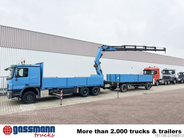 Бортовой грузовик Mercedes-Benz Actros 2741 L 6x4, Twist-Lock ausz. auf 3m,
