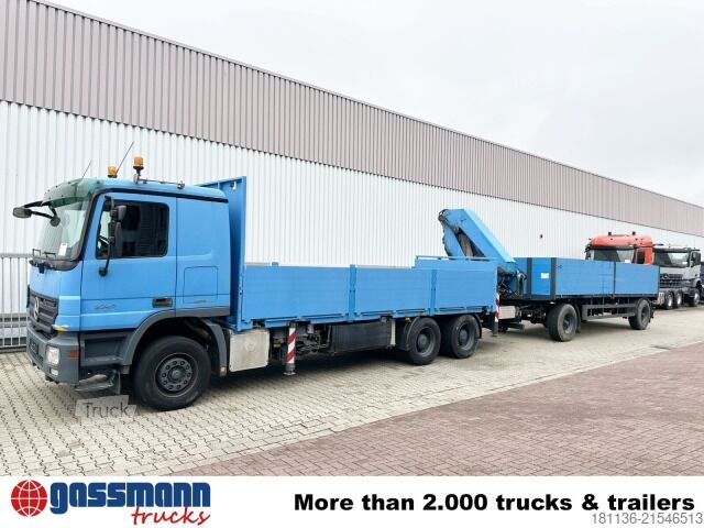 Бортовой грузовик Mercedes-Benz Actros 2741 L 6x4, Twist-Lock ausz. auf 3m,