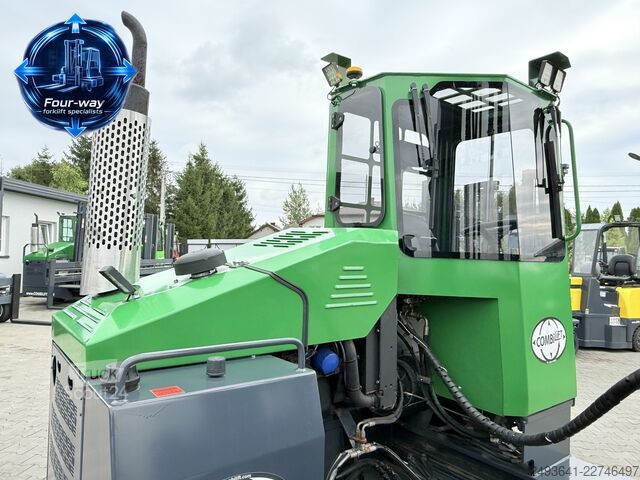 Wózek widłowy czterokierunkowy Combilift C4000 GAS DUPLEX 4050MM FULL CABIN