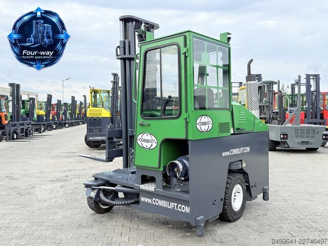 Wózek widłowy czterokierunkowy Combilift C4000 GAS DUPLEX 4050MM FULL CABIN