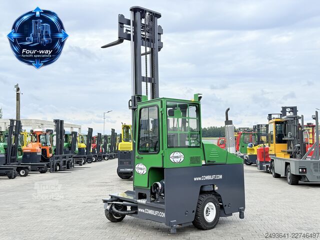 Wózek widłowy czterokierunkowy Combilift C4000 GAS DUPLEX 4050MM FULL CABIN