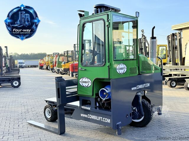 Wózek widłowy czterokierunkowy Combilift C4000 GAS DUPLEX 4050 WIDE POSITIONER