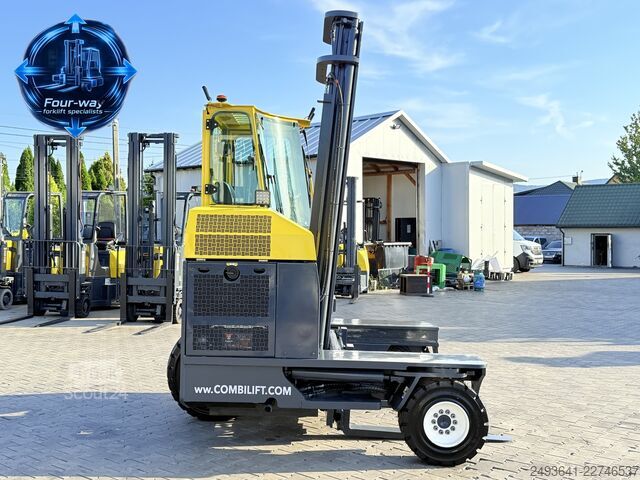 Wózek widłowy czterokierunkowy Combilift C3000XL GAS DUPLEX 4550 SIDE SHIFT