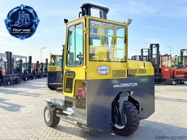 Wózek widłowy czterokierunkowy Combilift C3000XL GAS DUPLEX 4550 SIDE SHIFT