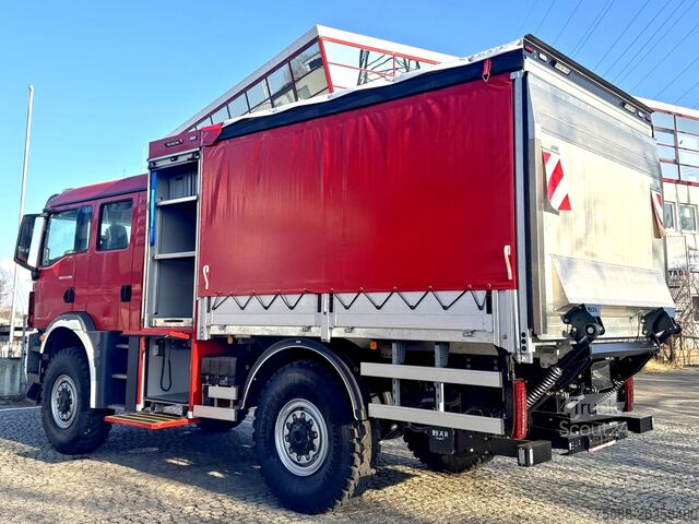 Пожежний автомобіль — логістичний автомобіль обладнання MAN TGM 13.290 4x4 Allrad Einzelbereifung