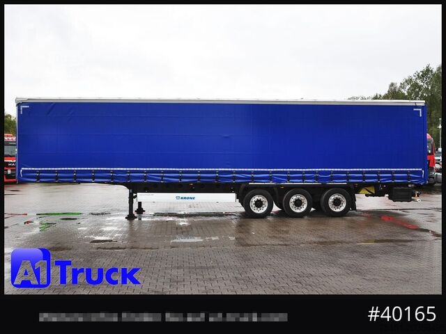 Открытый полуприцеп с тентом KRONE Tautliner, Lenkachse, Coimulde, Ice Protect, TÜV 09/2026