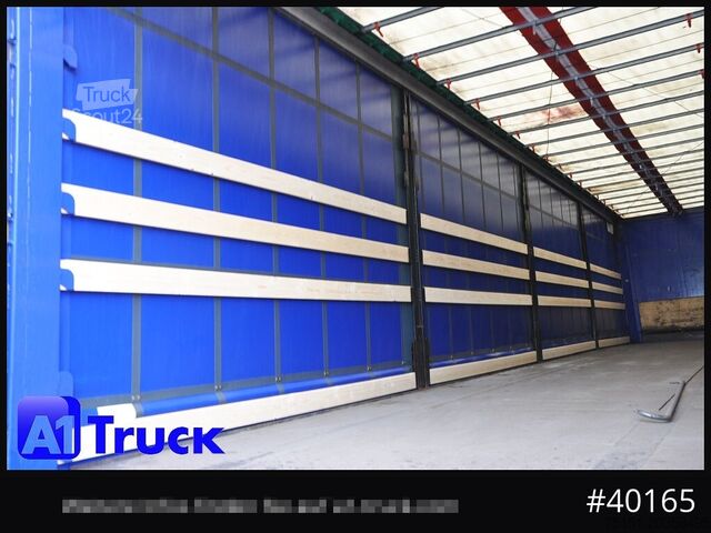 Открытый полуприцеп с тентом KRONE Tautliner, Lenkachse, Coimulde, Ice Protect, TÜV 09/2026