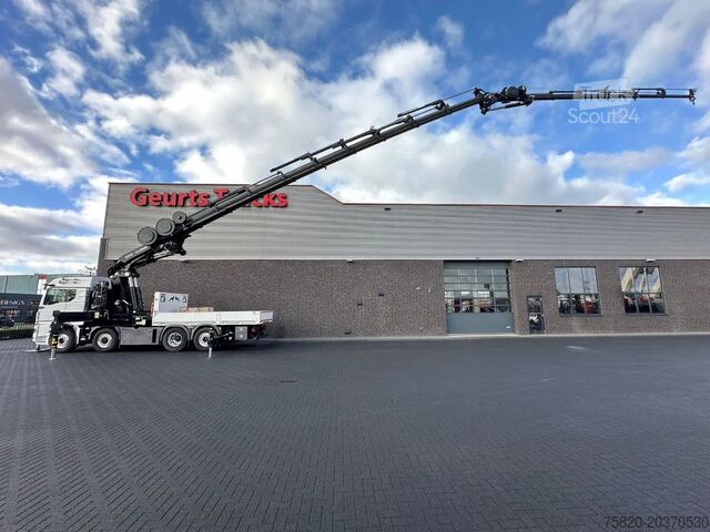 Crane truck MAN TGS 35.520 OPEN LAADBAK MET EFFER iQ.1400 HP-9 ...