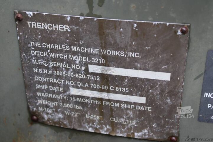 Trencher Ditch Witch 3210