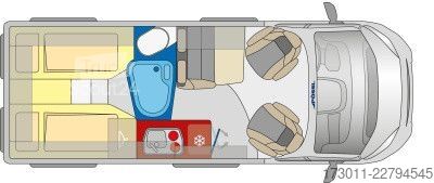 Autocaravana PÖSSL Roadstar 600L mit Aufstelldach 180PS Automat