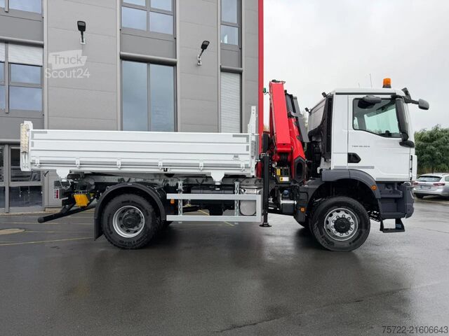 3-zijdige kipper MAN TGM 18.320 4x4 3-Seiten Krankipper PALFINGER