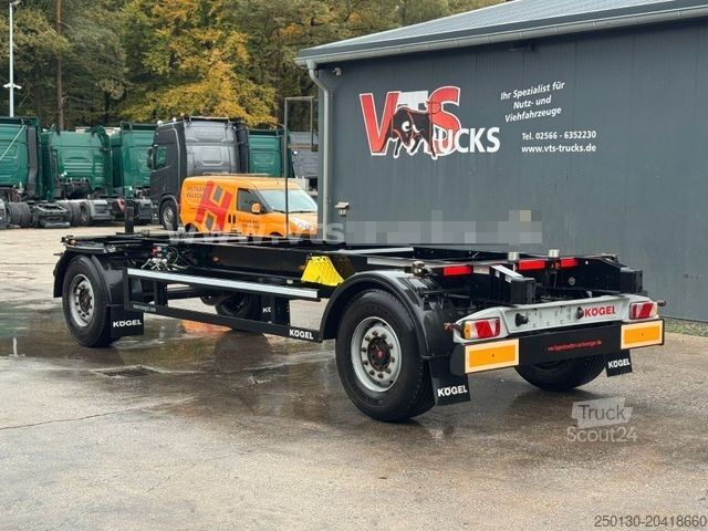 Naczepa podwoziowa wymienna KÖGEL AW 18 BDF Wechselbrücken Anhänger BDF TOP Reifen