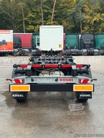 Naczepa podwoziowa wymienna KÖGEL AW 18 BDF Wechselbrücken Anhänger BDF TOP Reifen